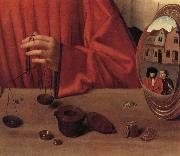 Petrus Christus, Details of St.Eligius